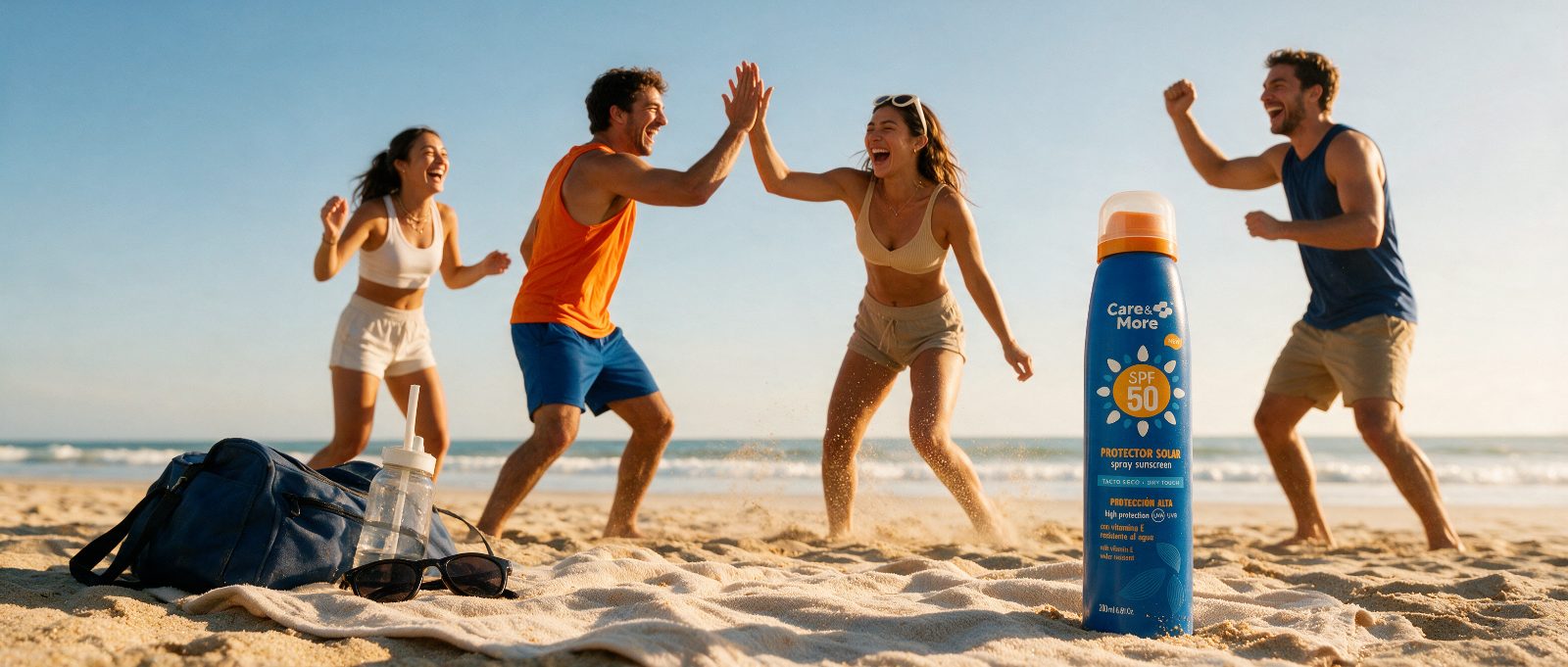 Friends celebrating a day in the sun with Care & More